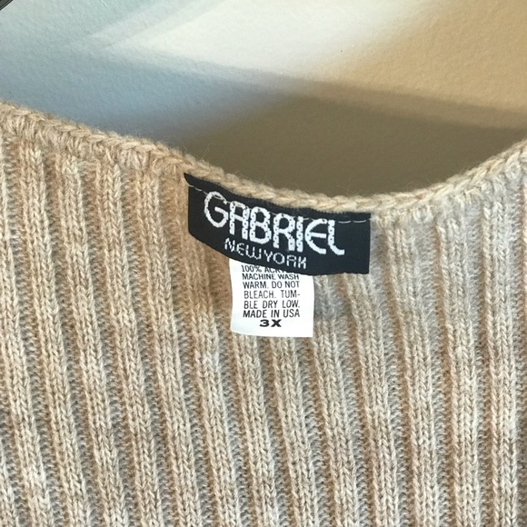 Long sleeve tan cardigan - Picture 3 of 3